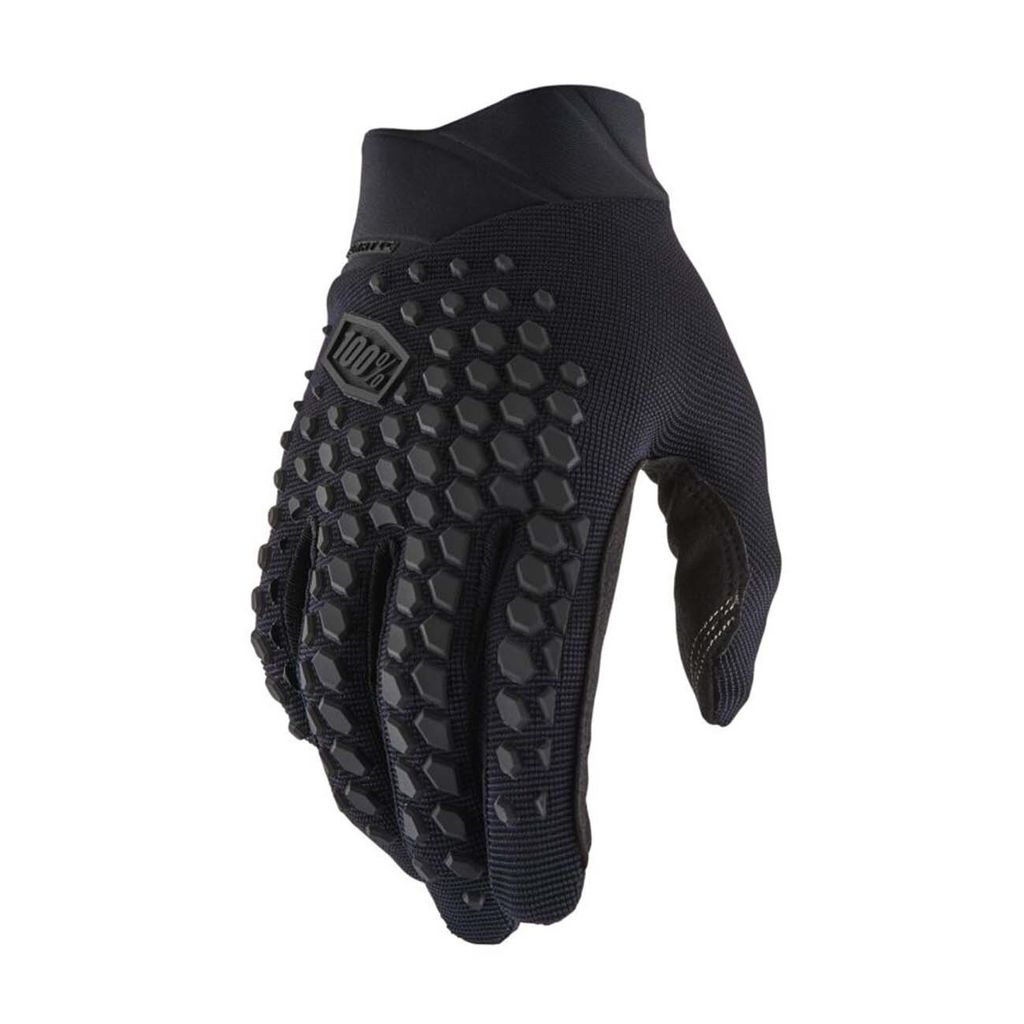 100% Geomatic Full Finger Handschuhe M Black/Charcoal