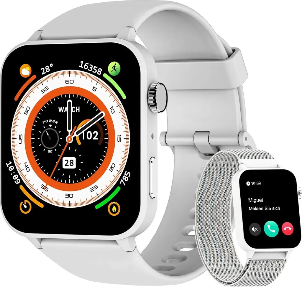 Smartwatch Monitor Salute e Sonno - Pedometro e Cardio 24/7