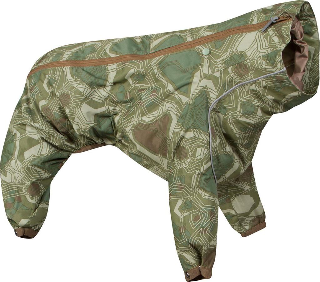 Hurtta Regen-Overall Downpour Suit grün camouflage, Größe: 25L