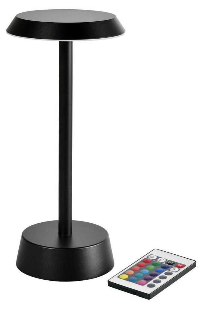 6 Duni LED Lampen kabellos Nour graphite, 206426 inklusive Ladestation