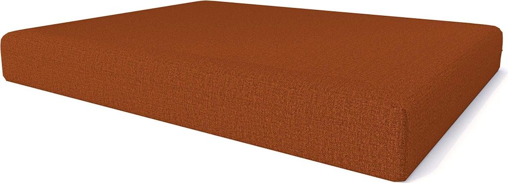 Pillows24 - Palettenkissen mit abnehmbarem Bezug - Sitzkissen | Polster für Europaletten 120x80 Sofa - Wasserfest - Outdoor/Indoor | Orange