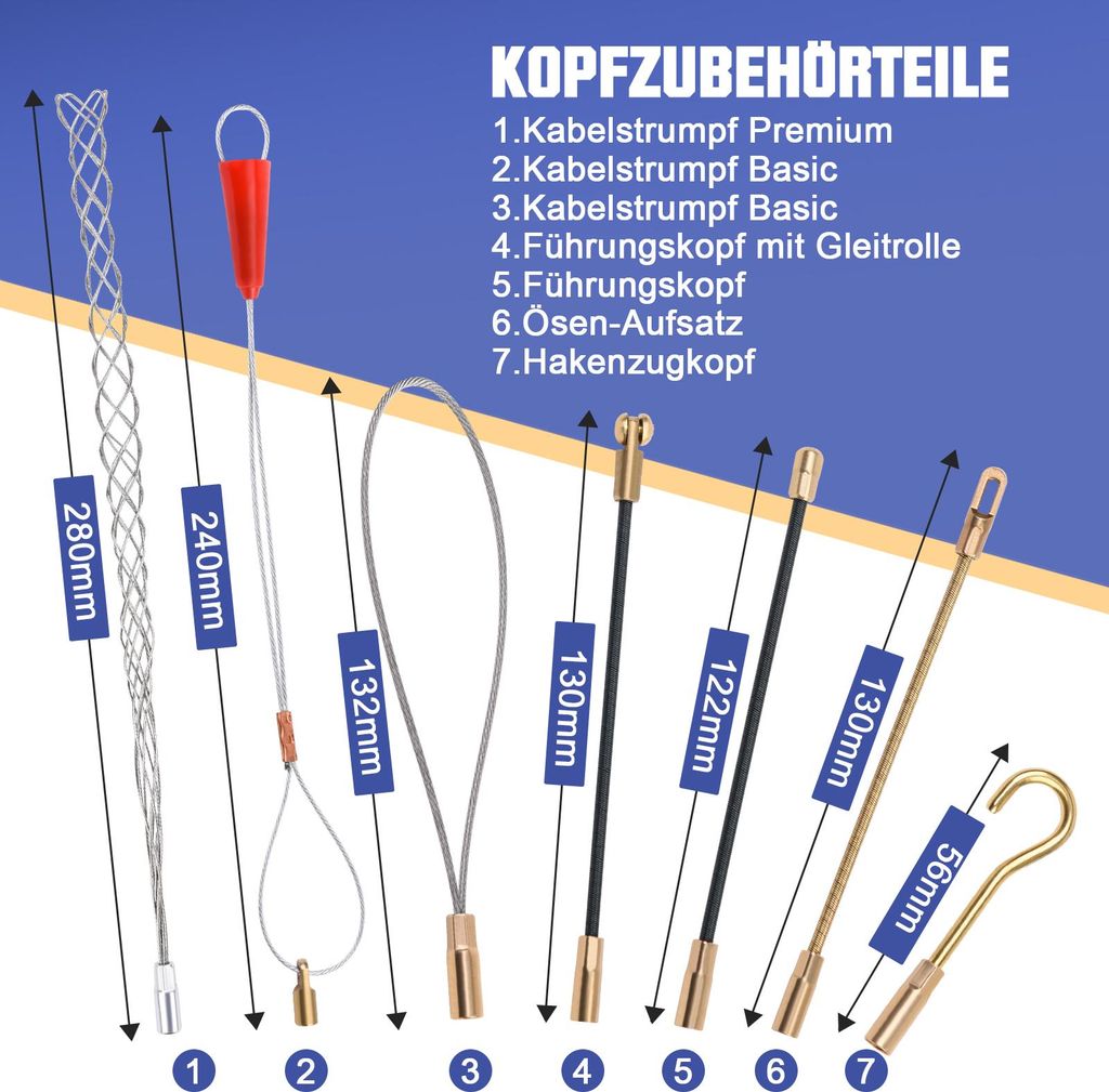 C.K Spira-Flex Super Flexibel 30m Kabelziehhilfe, 4mm