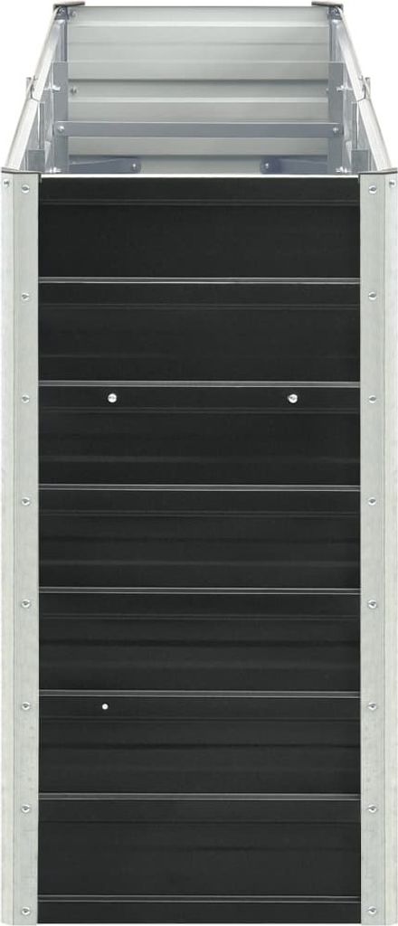 vidaXL Zahradní zvýšený záhon z pozinkované oceli 240 x 40 Obrázek produktu 5