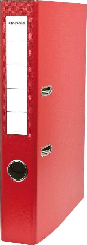 Soennecken Ordner 3381 DIN A4 50mm PP rot