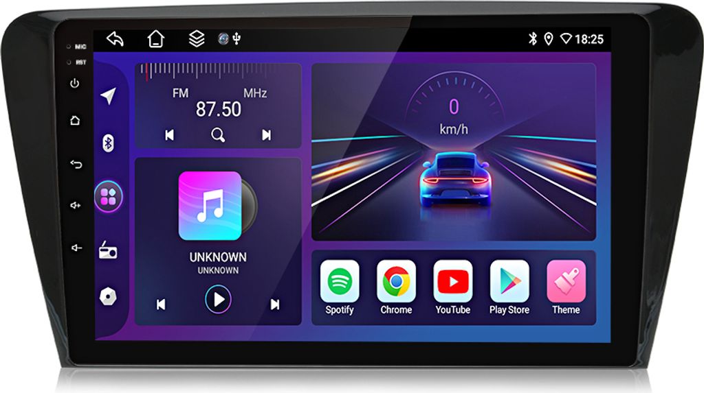 6+128GB 10"Android 15 Autoradio Carplay Für Skoda Octavia Produktbild 