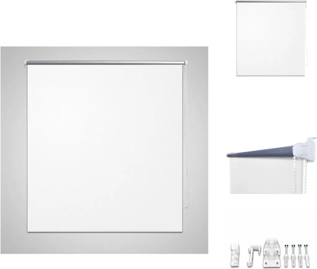 Store enrouleur crème opaque 60x120 cm avec protection thermique