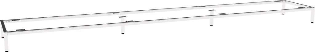 Untergestell >Santorin< in chrom, metall - 225x13x38cm (BxHxT)