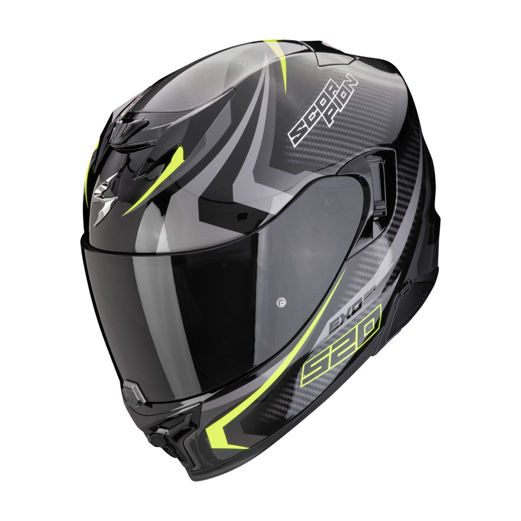 Scorpion Exo-520 Evo Air Terra Helm, gelb/schwarz/silber, 2XL (63/64)