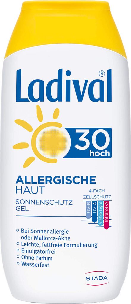 Ladival Allergische Haut LSF 30 Sonnenschutz-Gel, 200 ml Gel