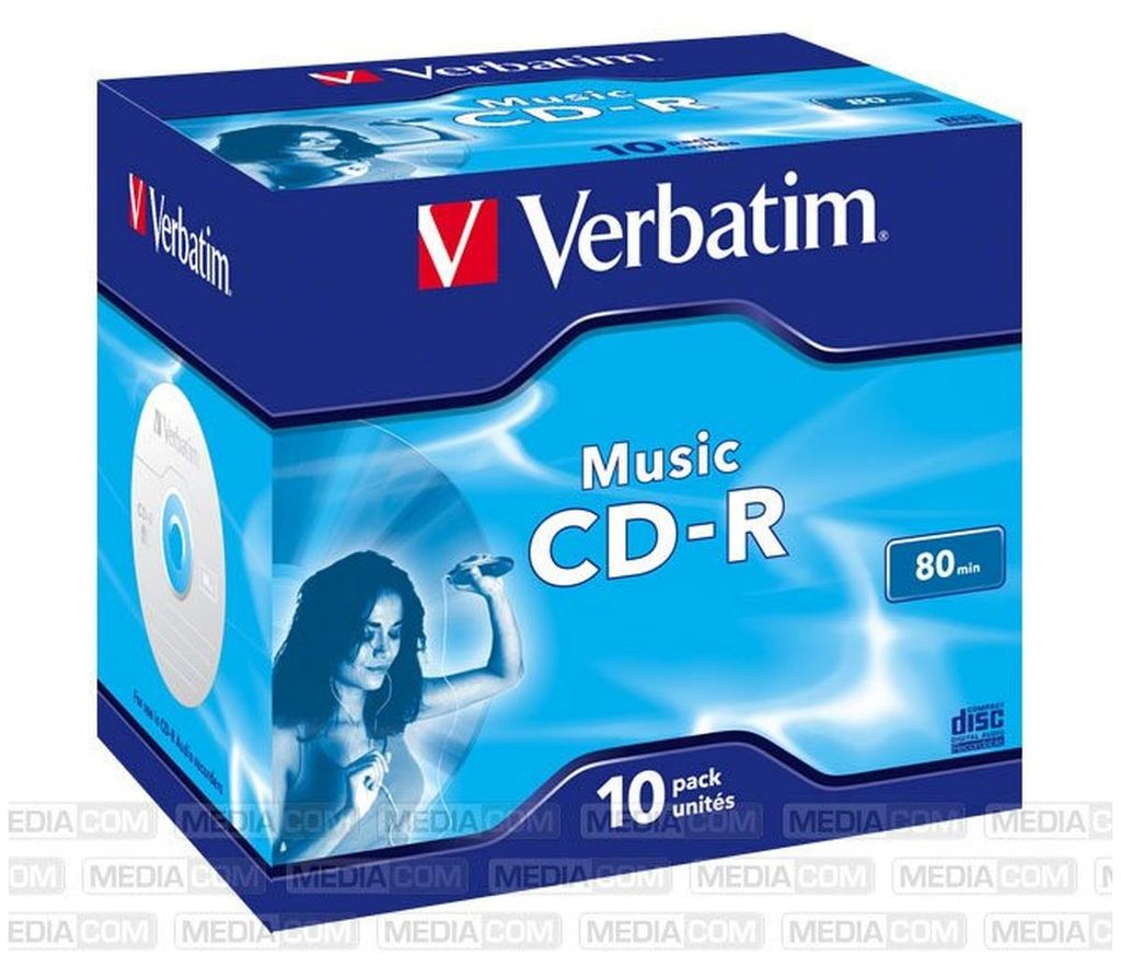 Verbatim Music CD-R, Schmuckkasten Produktbild 
