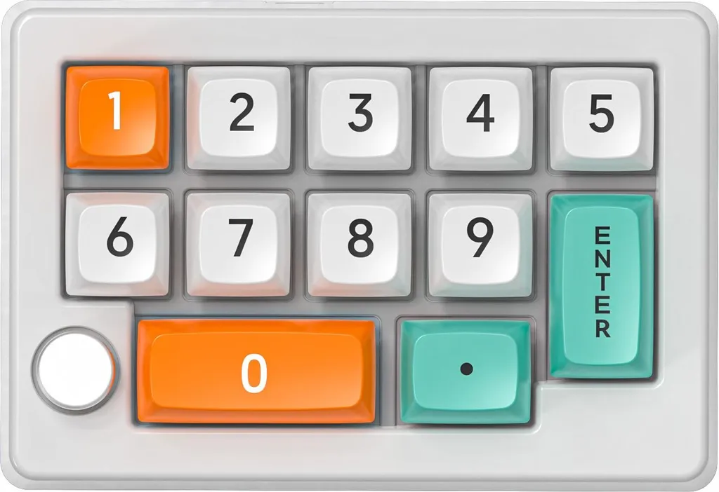 Clavier Mécanique Gamer RGB Sans Fil INF XSX-W908 White - Format Compact