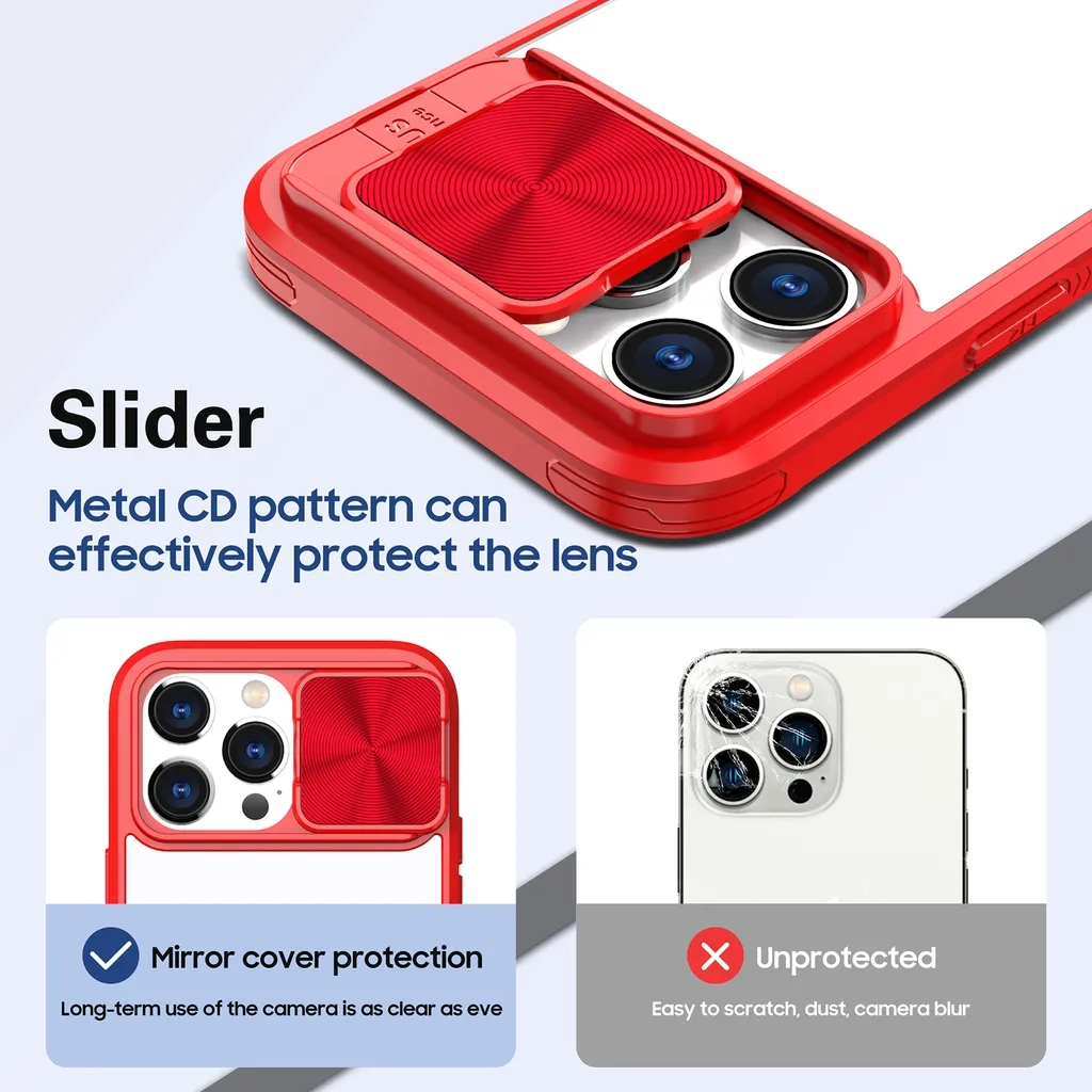 FMPCUON Custodia Compatibile con iPhone 15 Plus, Sottile Bumper Cover Telefono Cellulare Protezione 360° Corpo Intero - Fronte & Retro Case Protettiva con Pellicola protettiva, Rosso