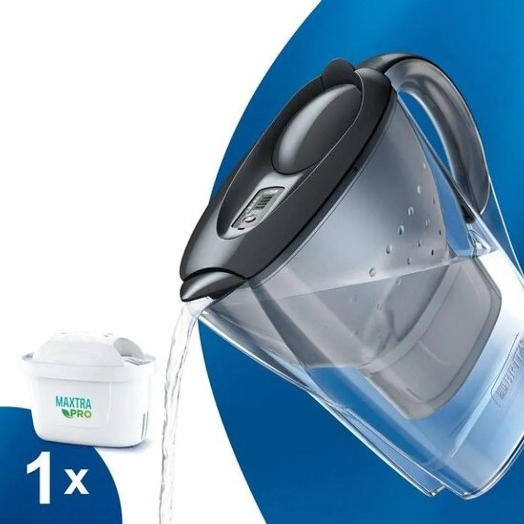 Caraffa Filtrante BRITA Marella + 1 Filtro MAXTRA PRO - 2.4 Litri - 11