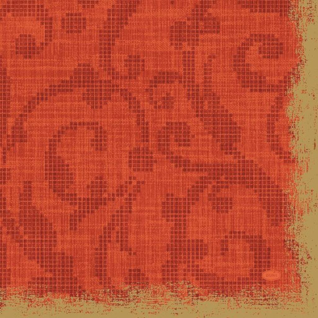 144 Dunisoft -Servietten 40 x 40 cm Festive Sun Orange
