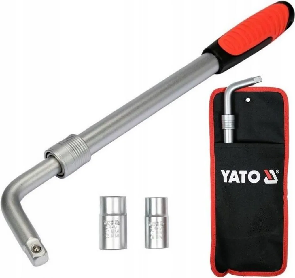 Clé pour écrous de roue grippés télescopique 17/19/21/23 mm acier - 5
