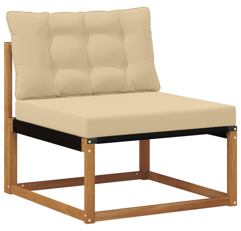 vidaXL Sectional Sofa Einheiten Massivholz Akazie Natur
