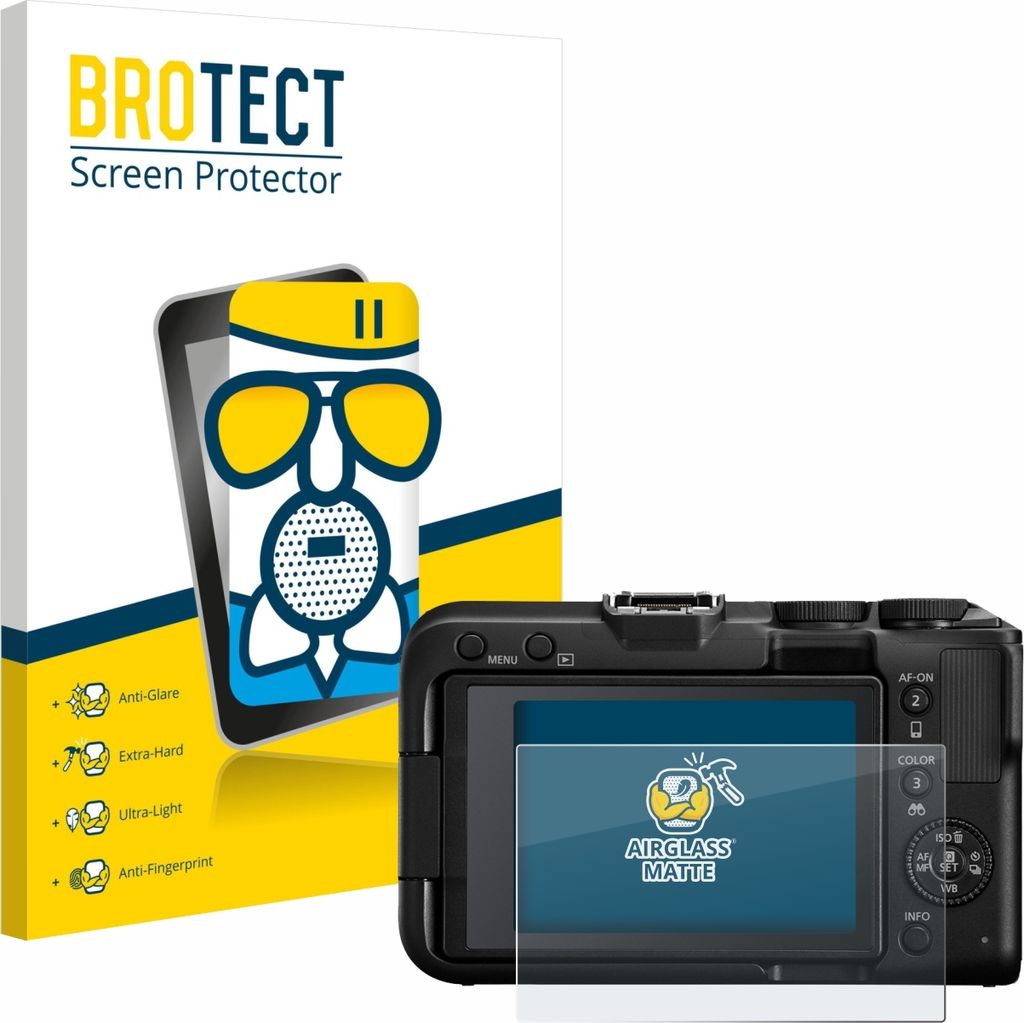 BROTECT Entspiegelungs Schutzglas für Canon EOS R50 V Schutzfolie Panzer Folie Glas Display Schutz matt