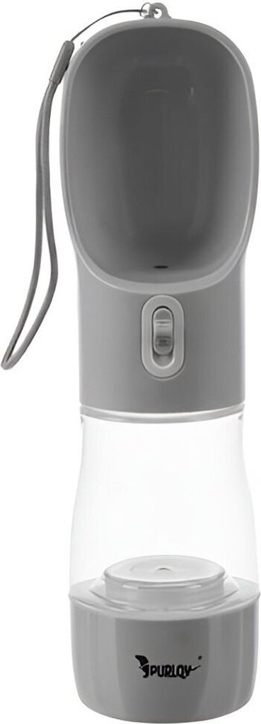 Purlov 21033 Hundeflasche/Wasserflasche mit Napf Produktbild 
