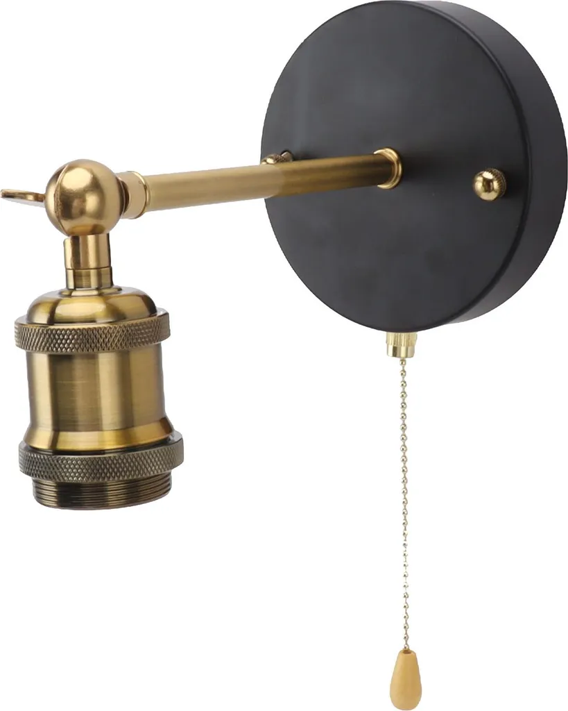 Applique Vintage Or Orientable avec Interrupteur Manuel pour Intérieur - 3
