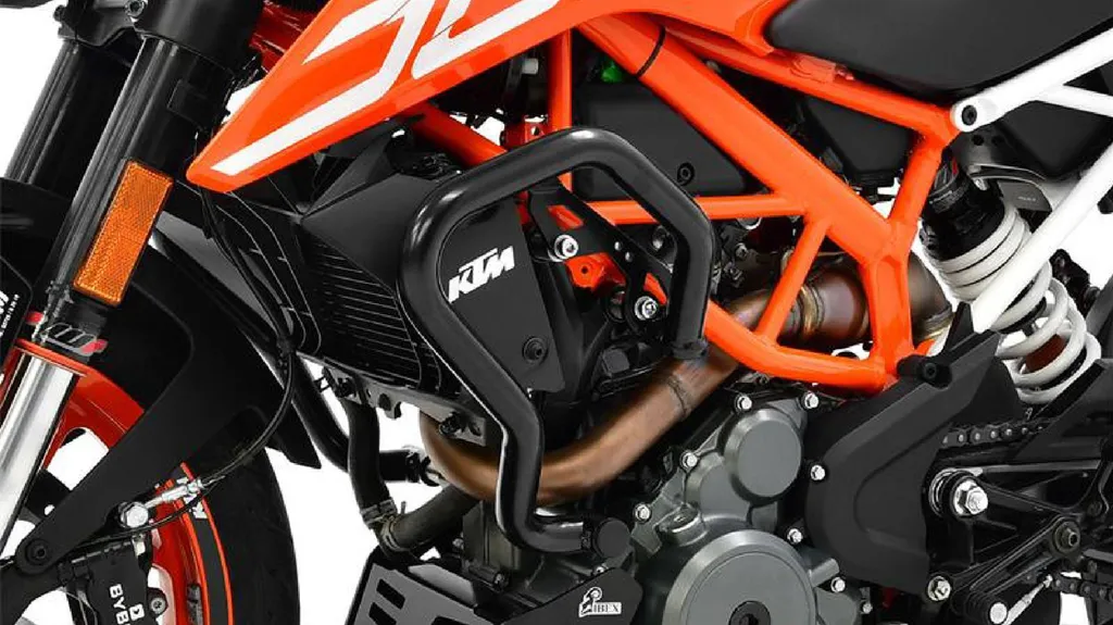Barra antiurto ZIEGER compatibile con KTM 390 Duke schwraz