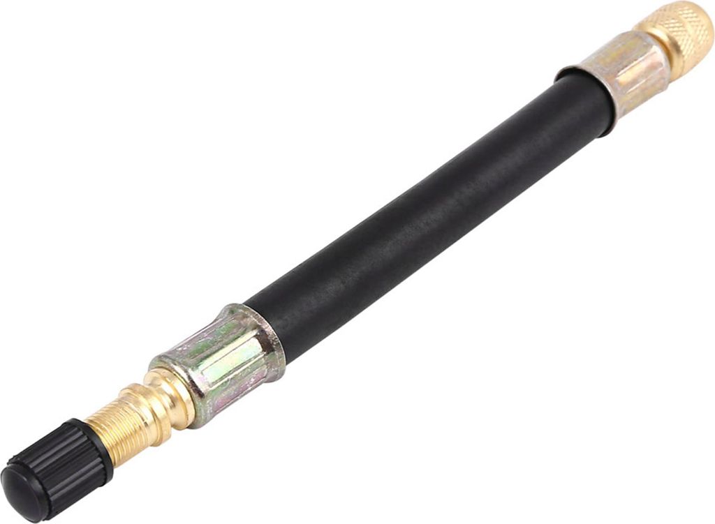 5,5" Gummi Flexibler Verlängerung Reifenventil Gummireifenventilverlängerung Adapter 140mm Zwillingsrad für Auto LKW RV