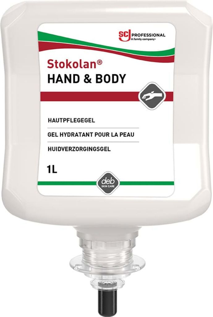Stokolan Hand & Body Hautpflege-Lotion 1 l Kartusche für normale Haut
