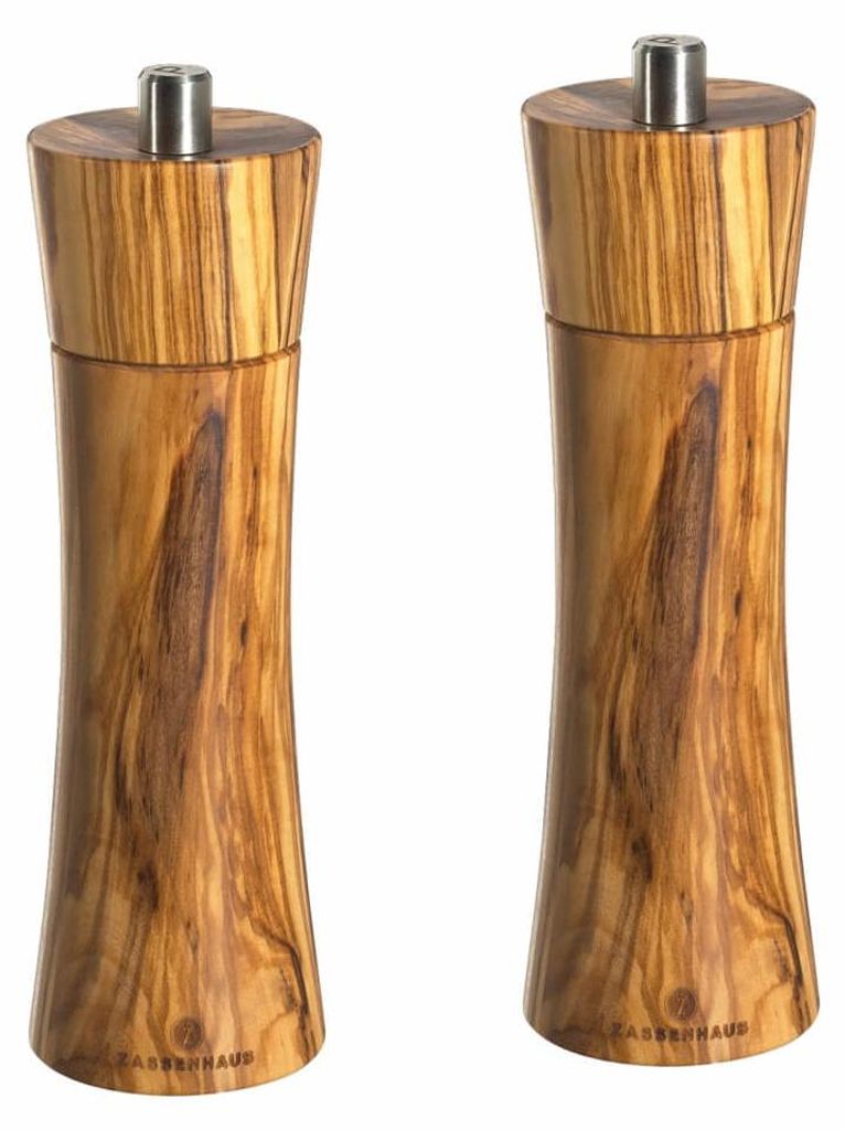Zassenhaus Mühlen-Set FRANKFURT 18 cm Olivenholz 23046 Image du produit 