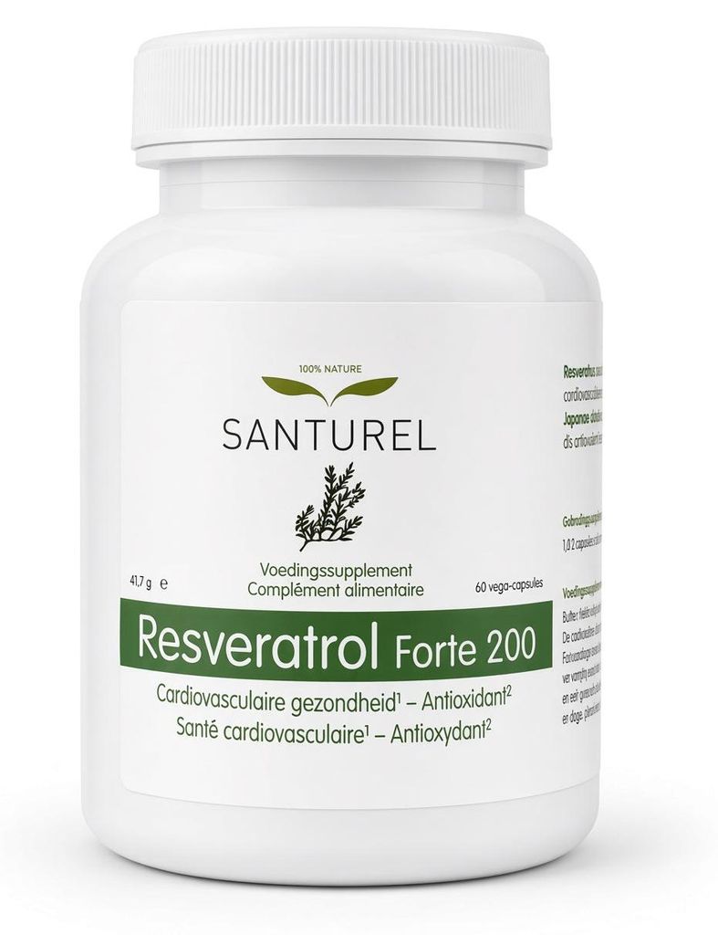 Santurel Resveratrol Forte 200 – 60 kapsúl Obrázok produktu 