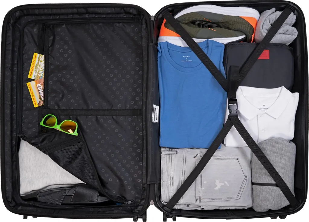 HAUPTSTADTKOFFER - X-Kölln - Valigia rigida Trolley con ruote Valigia da viaggio, TSA, 76 cm, 120 litri, blu scuro - 6