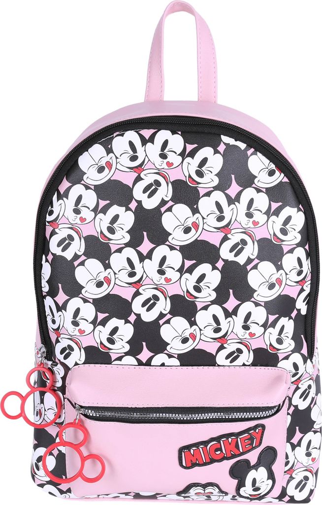 DISNEY Mickey Maus Rucksack, pink, groß