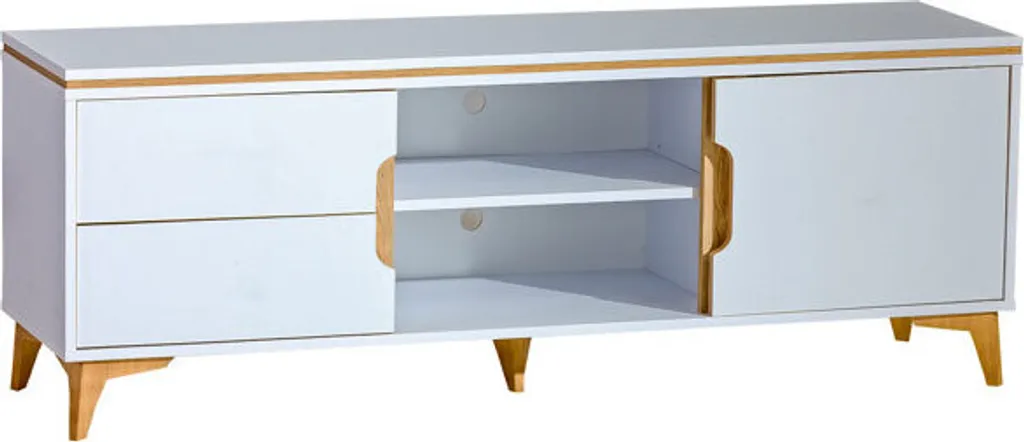 Meuble TV Gain de Place Anti-Poussière - Sideboard Salon Moderne Pratique