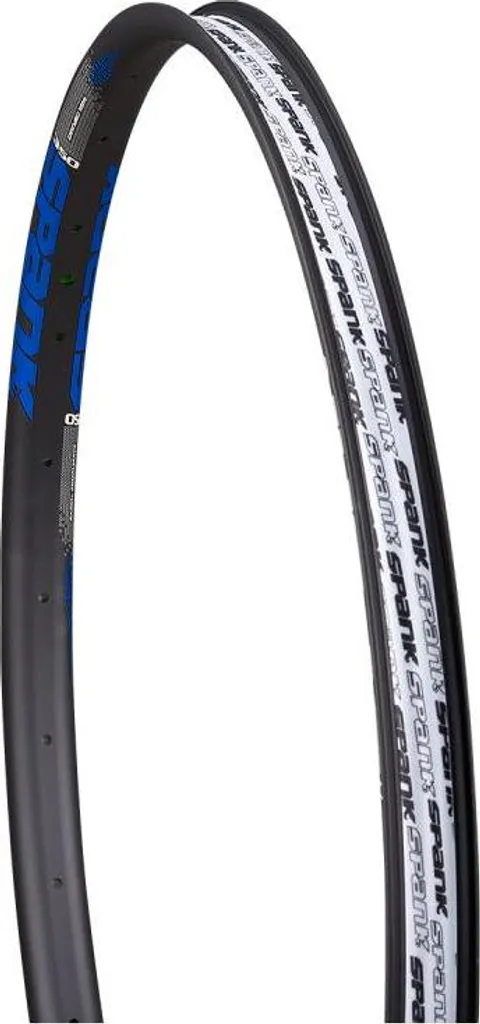 Spank 350 Vibrocore Jante VTT 27,5 pouces 32 trous Bleu et Noir 650b
