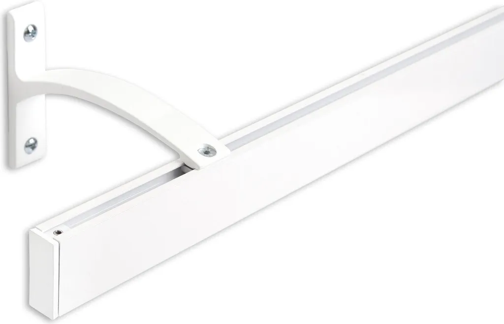 Sistema Scorritenda 600cm Serie Curve Bianco - Minimalismo su Misura - 4