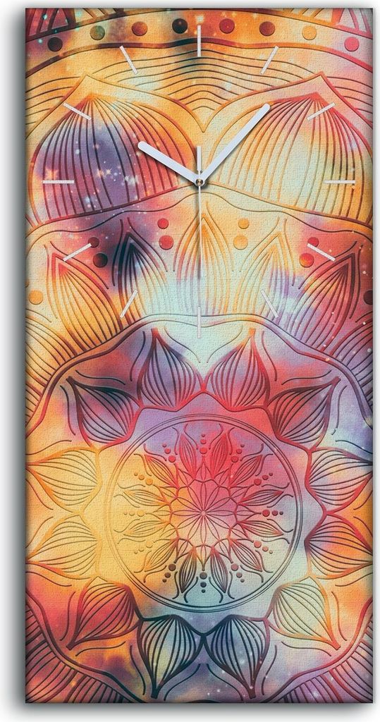 Wanduhr Leinwand Bild Uhr 30x60 Foto Bild groß Malerei Produktbild 