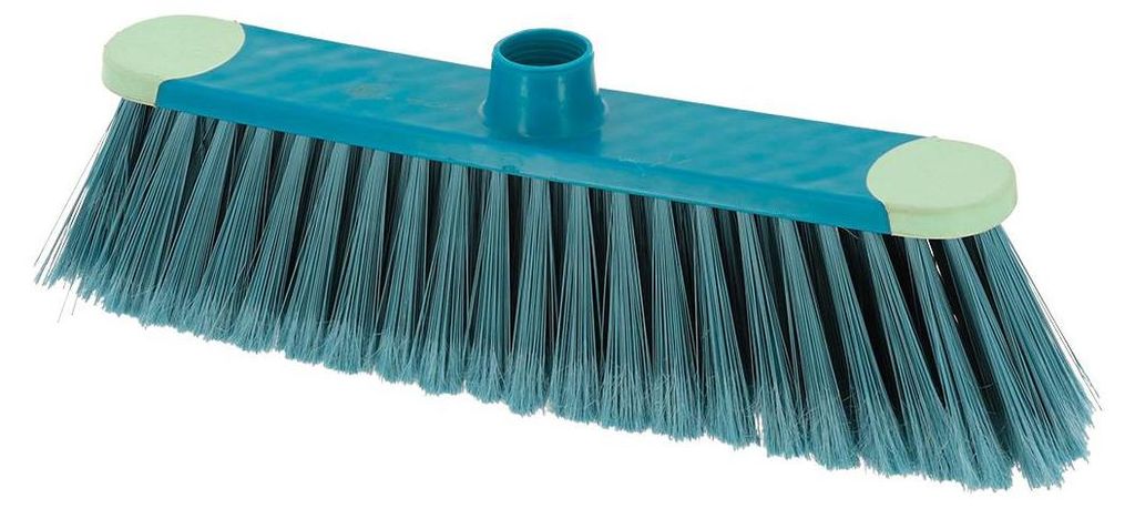 Gerader besenkopf mit stossfesten kanten für innenräume 30 cm - aqua-entenblau - Tendance