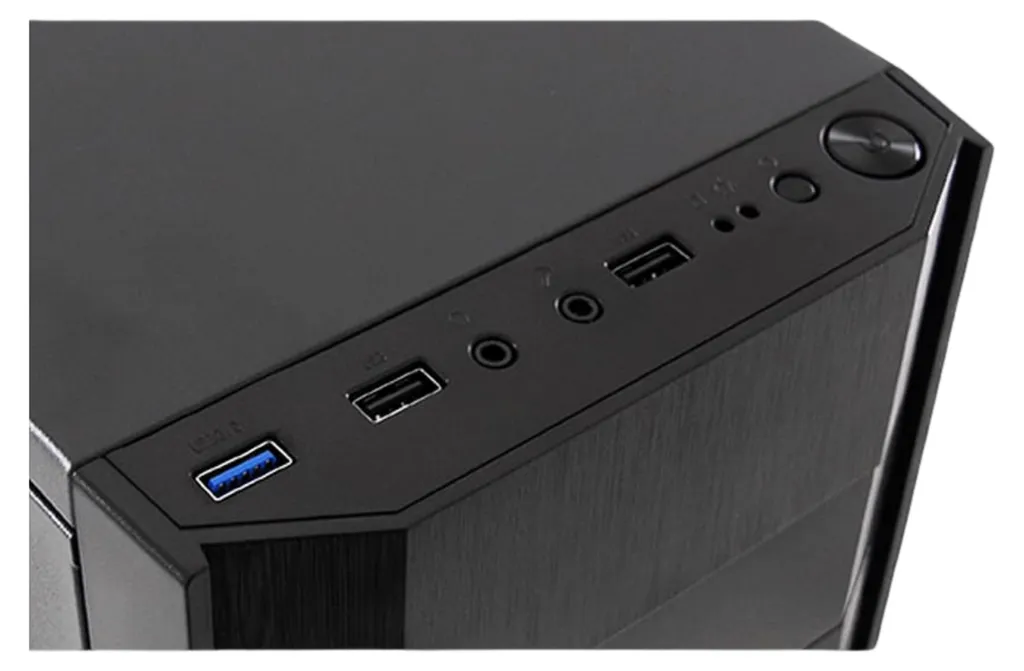 Châssis PC LC-Power 7036B avec connectivité USB 3.0 et design compact - 6