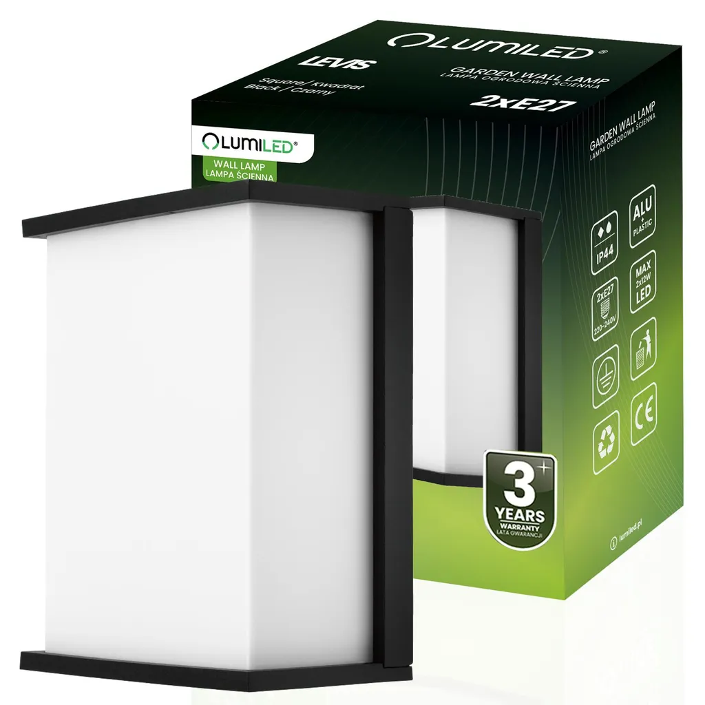 Éclairage Extérieur Antirouille IP44 pour Façade Humide et Terrasse
