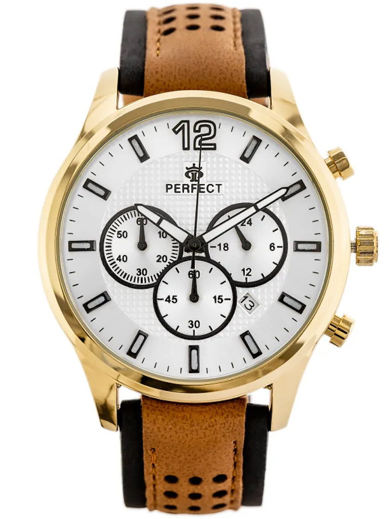 Orologio Perfetto Ch01L Uomo Cronografo Zp354C con Scatola Elegante