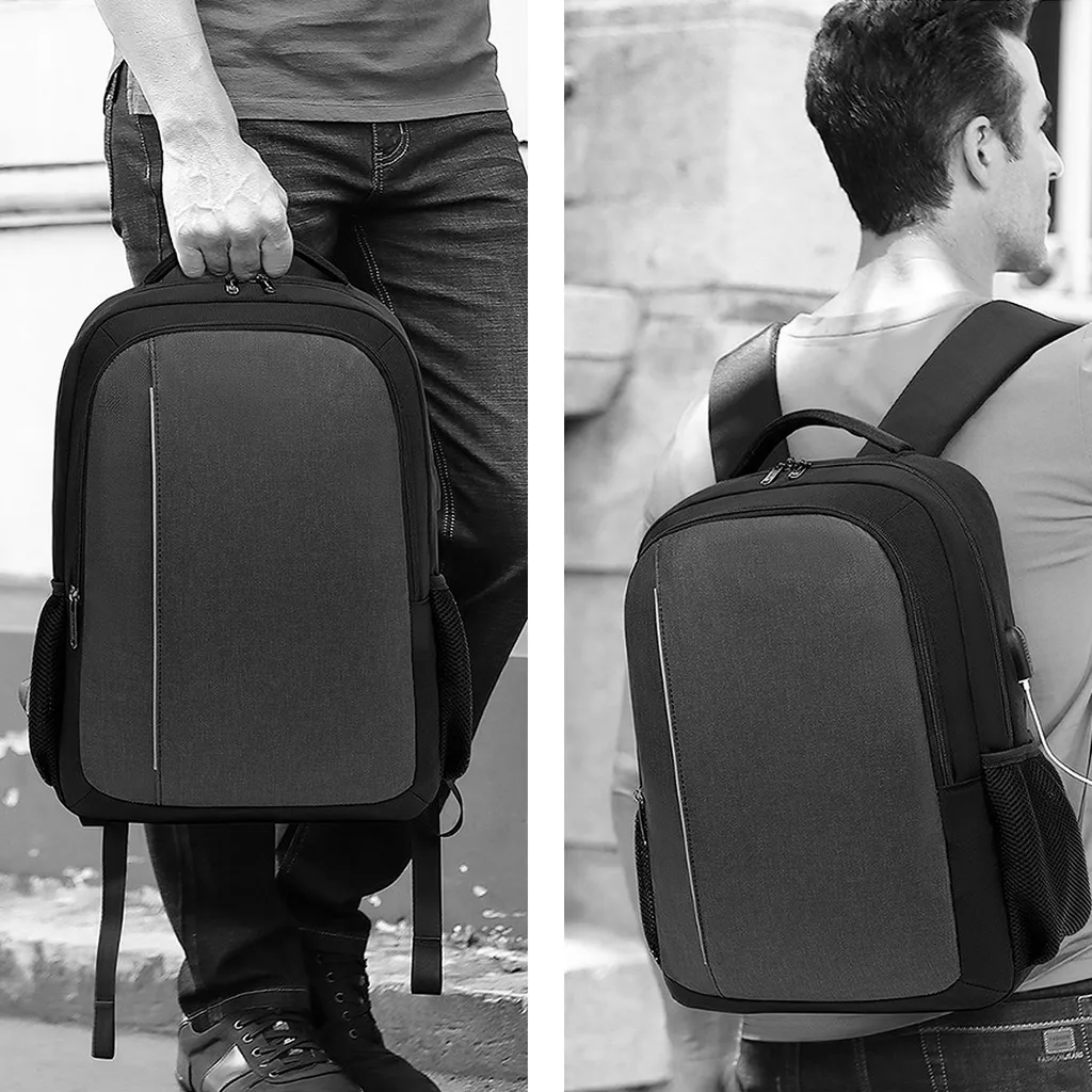 Sac à dos USB pour PC 15,6 pouces - Compartiment rembourré 23L Anthracite