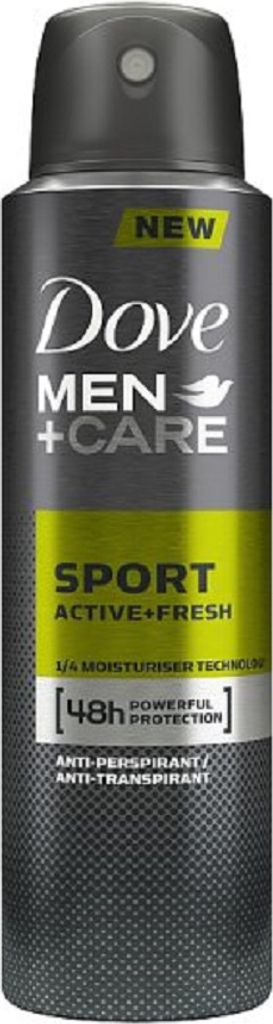 Dove Deospray Men Care Sport – aktiv + frisch 150 ml Produktbild 