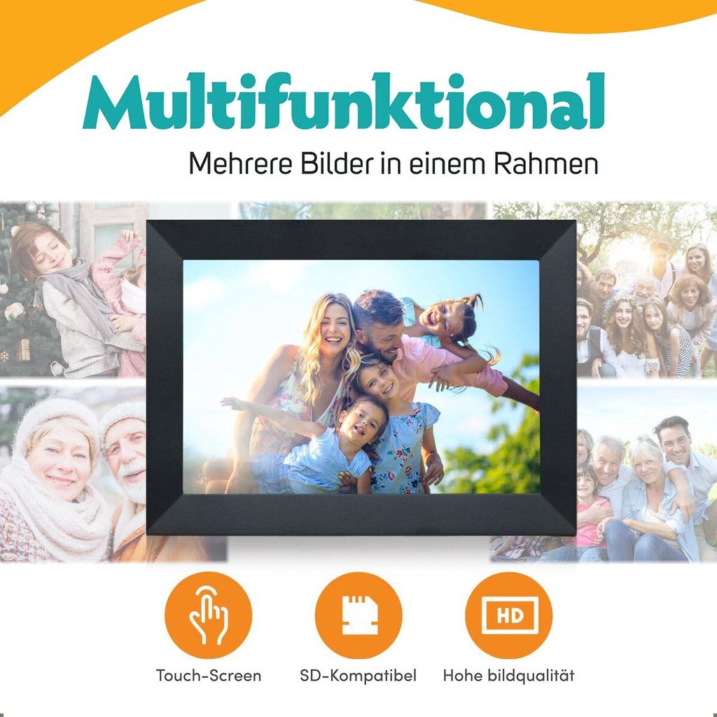 Digitaler Bilderrahmen mit WiFi und App - digitaler Produktbild 8