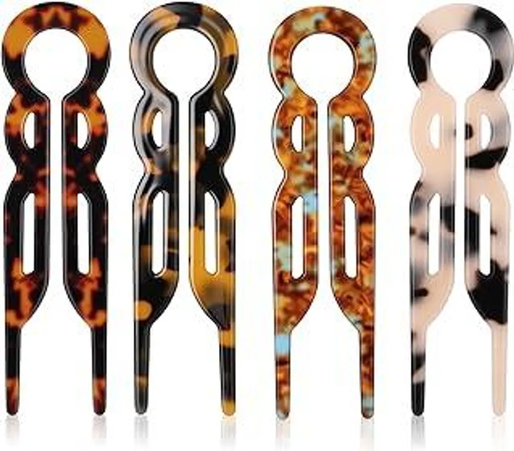 Set Luxury 4 Forcine Vintage Francesi | Fermacapelli Tartarugati Chignon