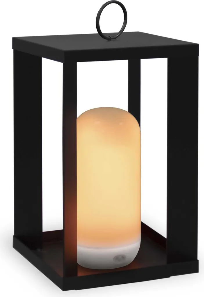 Lampe de table Siroco 30 cm noir New Garden pour éclairage d'ambiance