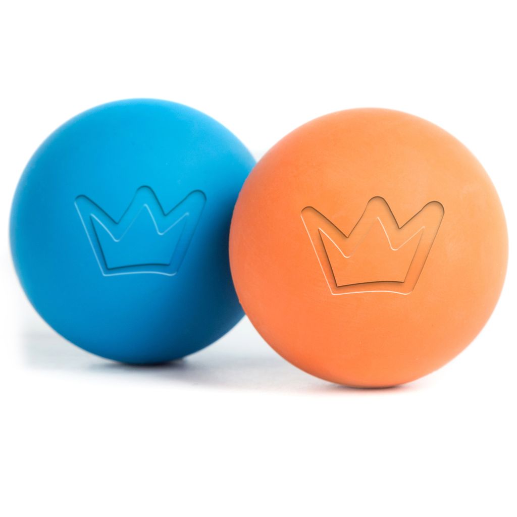 RUDELKÖNIG Hundebälle – 2er Set aus Naturkautschuk, unzerstörbarer Spielball 6,5 cm