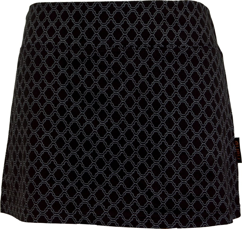 Minirock aus Baumwolle, Hüftschmeichler, Organic Yoga Rock - Schwarz, Damen, Baumwolle(Bio),Elasthan, Größe: S/M