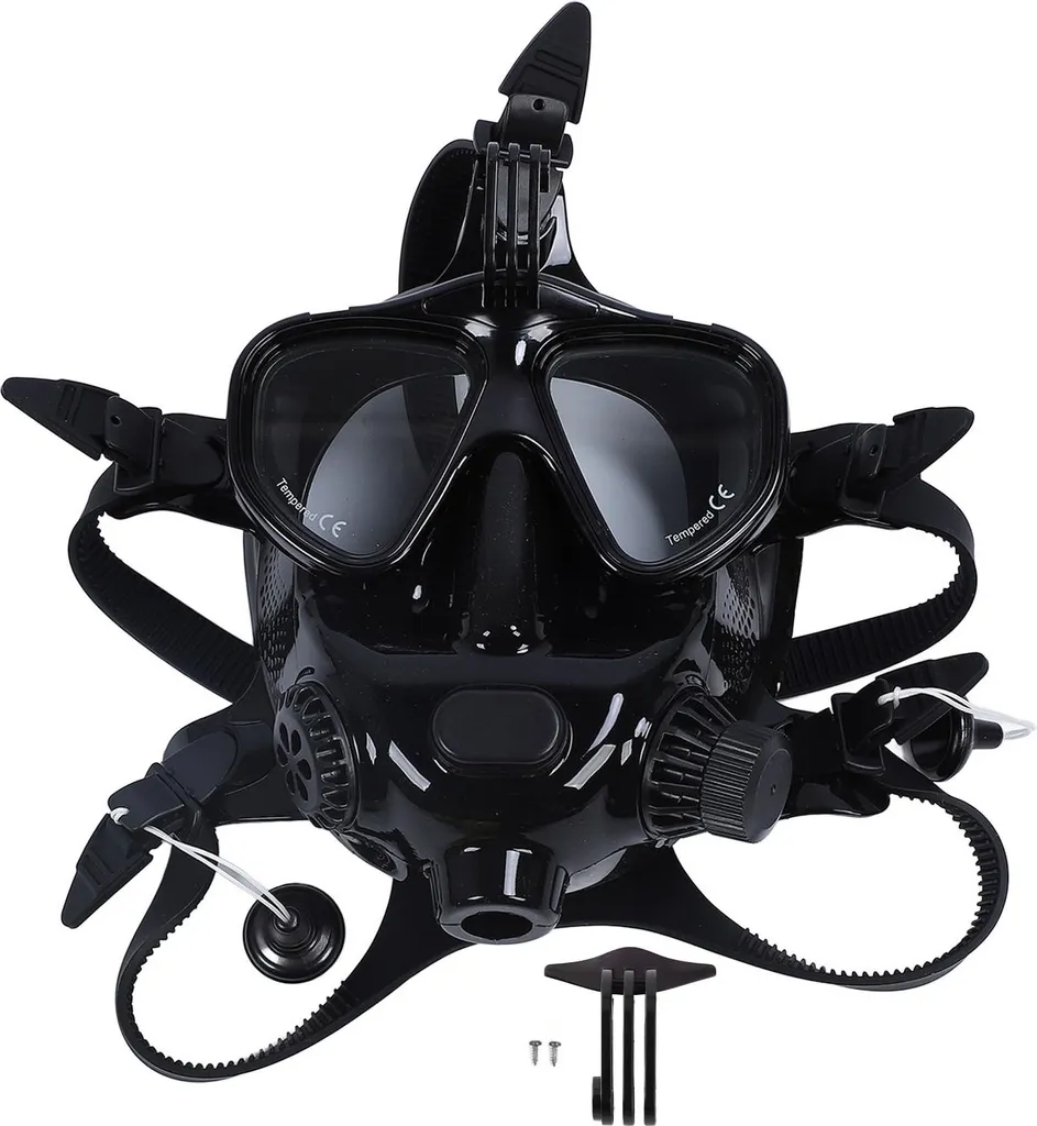 Masque de plongée anti-buée et anti-infiltration tuba intégral 180°