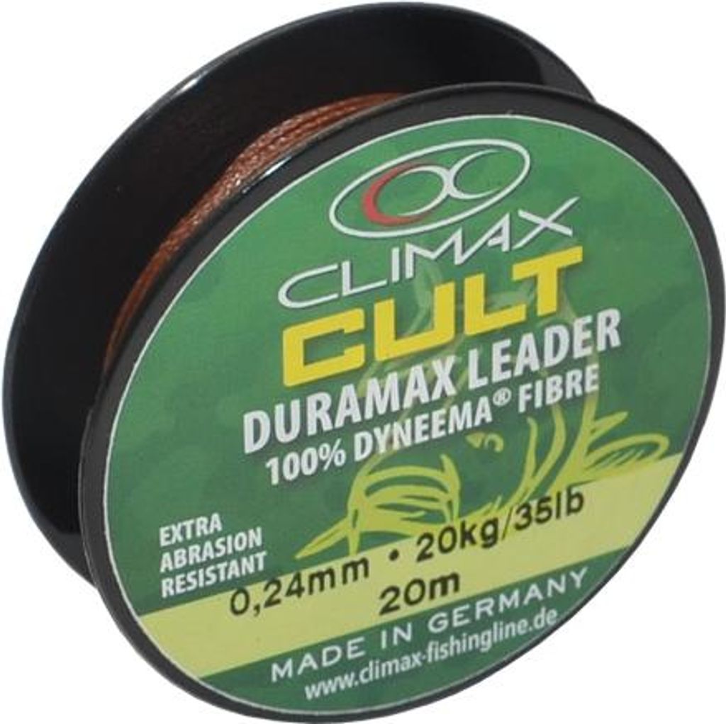 Climax Cult Duramax Leader Länge 20m ø 0,18mm Tragkraft 15kg
