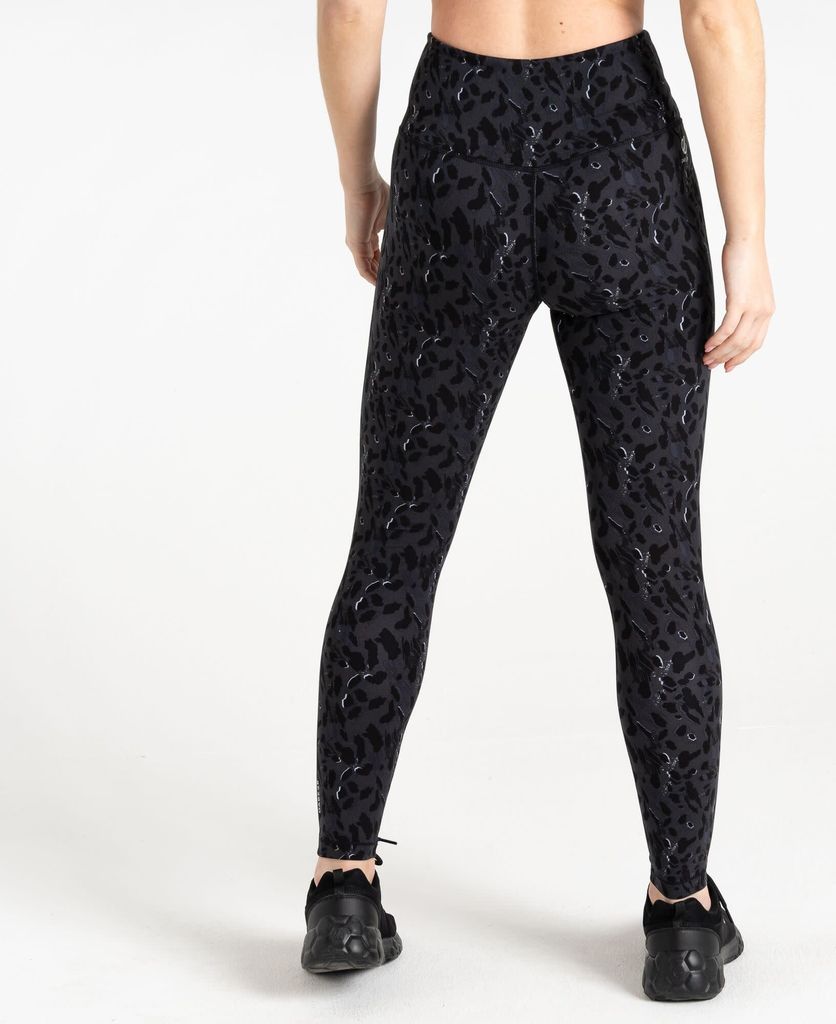 Dare2b Influential Legging BlackDashPrn 36