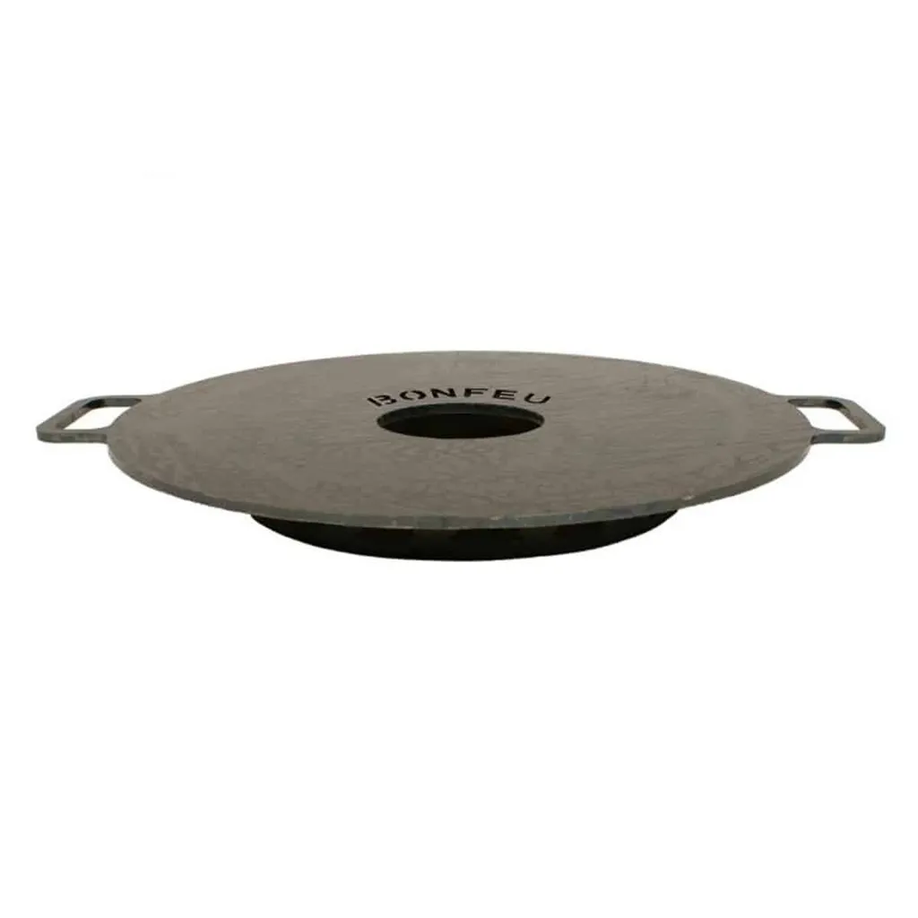 Plaque de Cuisson Plancha Ronde Ø44cm pour Brasero BonVes 34 BonFeu