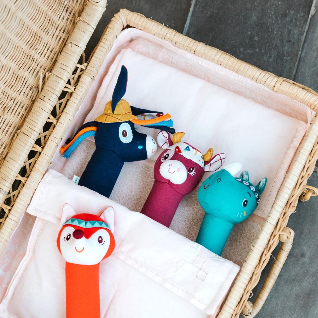 Lilliputiens - Greifrassel Alice - Babyspielzeug Rassel Baumwolle